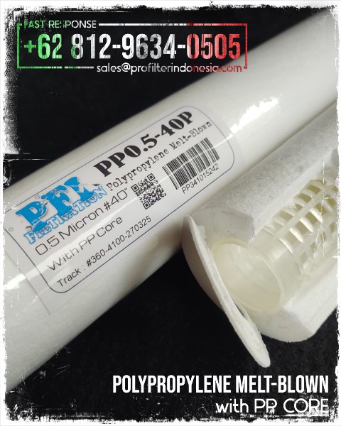 pfi pp core meltblown cartridge filter spun