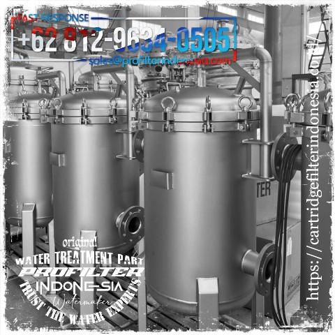 SS304 SS316L Housing Multi Cartridge Filter untuk Industri Palm Oil, Oleochemical dan EPC Water Treatment
