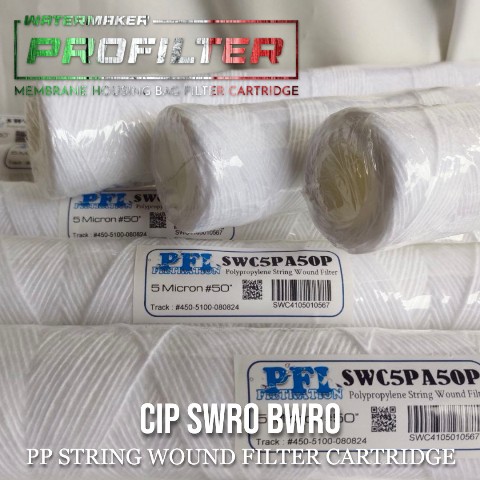 cartridge filter benang pp yarn wound 5 micron