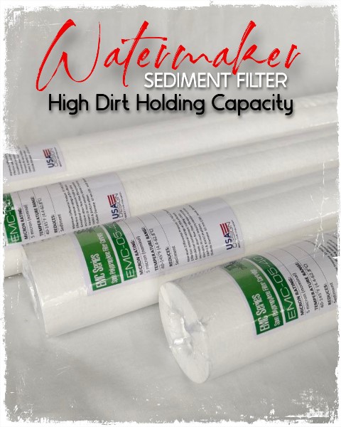 emc meltblown watermaker cartridge filter spun