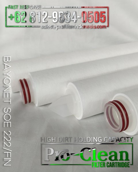 proclean meltblown filter cartridge soe bayonet 222 fin proclean meltblown filter cartridge soe bayonet 222 fin