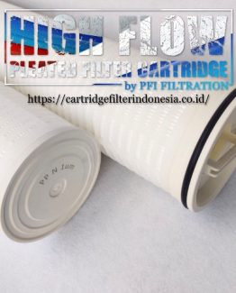 hfcp pleated high flow cartridge filter pltu power plant indonesia