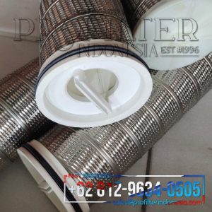 stainless steel glassfiber pleated high flow cartridge filter indonesia