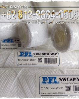 pfi swc string wound cartridge filter benang micron inch
