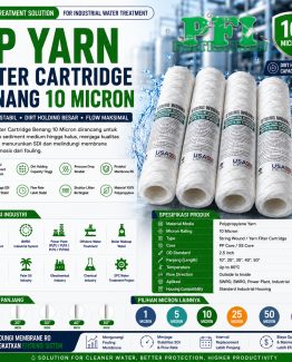 PP Yarn Filter Cartridge Benang 10 Micron