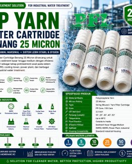 PP Yarn Filter Cartridge Benang 25 Micron