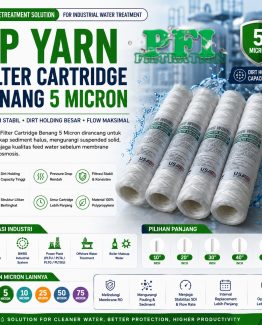 PP Yarn Filter Cartridge Benang 5 Micron