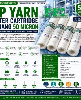 PP Yarn Filter Cartridge Benang 50 Micron