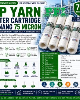 PP Yarn Filter Cartridge Benang 75 Micron